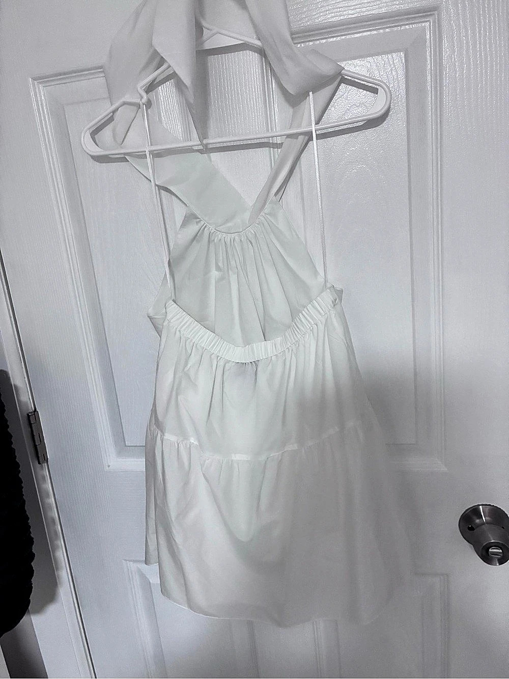 Theory Halter Mini Dress in White Size Small Like New